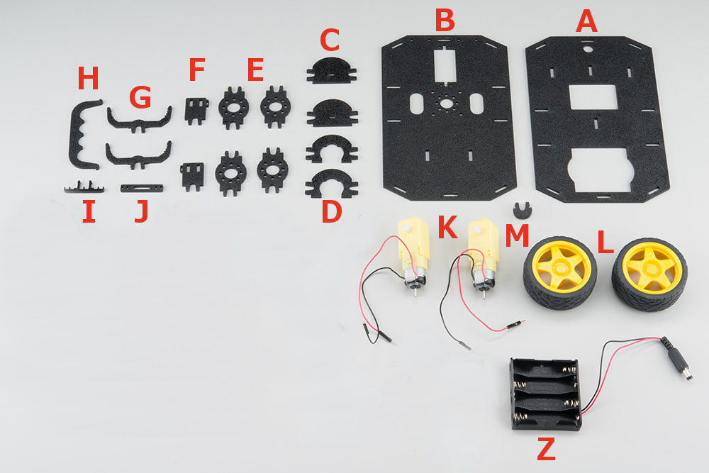 RedBot Kit parts