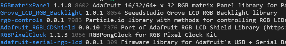 installing libraries
