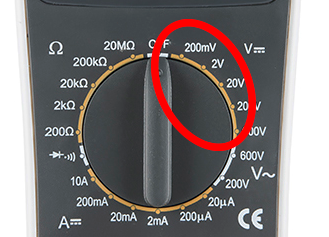 measuring dc voltage resistance